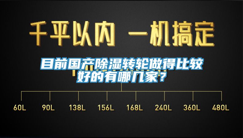 目前國產除濕轉輪做得比較好的有哪幾家？